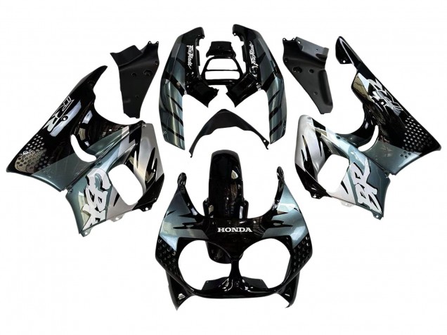 Online Plata Negro Brillante Carenado Moto Honda CBR900RR 893 1992-1993