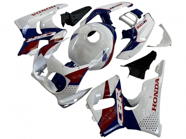 Online Blanco Rojo Azul Oscuro Carenado Moto Honda CBR900RR 893 1992-1993