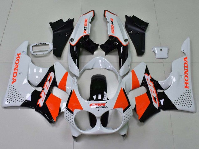 Online Blanco Naranja Negro Brillante Carenado Moto Honda CBR900RR 893 1992-1993