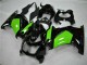 Online Negro Brillante Verde Carenado Moto Kawasaki EX250 2008-2012