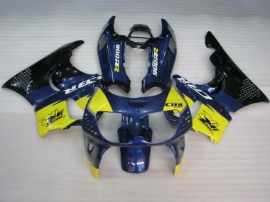 Online Azul Amarillo Negro Brillante Carenado Moto Honda CBR900RR 893 1994-1995
