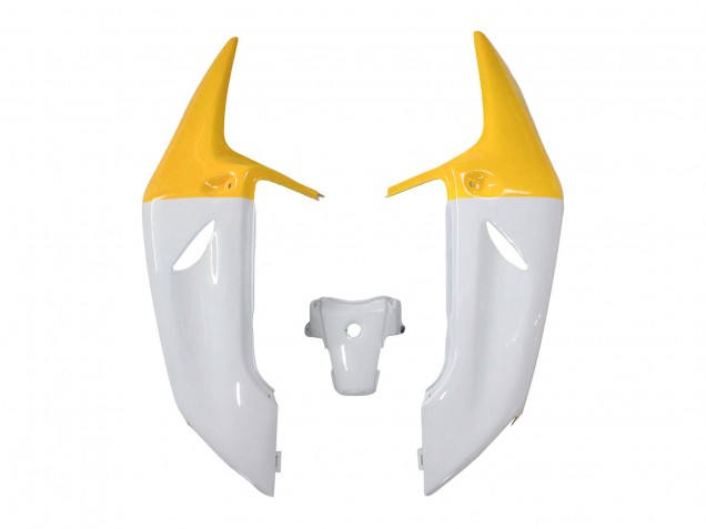 Online Blanco Amarillo Negro Brillante Carenado Moto Honda CBR900RR 919 1998-1999