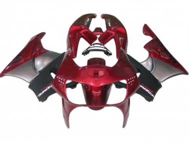 Online Rojo Oscuro Negro Gris Carenado Moto Honda CBR900RR 919 1998-1999