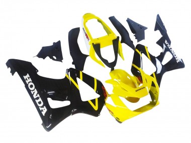 Online Amarillo Negro Brillante Carenado Moto Honda CBR900RR 929 2000-2001