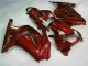 Online Rojo Granate Carenado Moto Kawasaki EX250 2008-2012