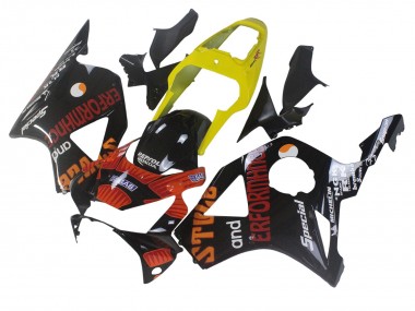 Online Amarillo Rojo Negro Brillante Repsol Rossi Carenado Moto Honda CBR900RR 954 2002-2003