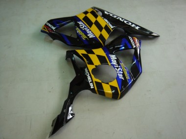 Online Azul Amarillo Negro Brillante Telefonica MoviStar Castrol Carenados Moto Honda CBR900RR 954 2002-2003