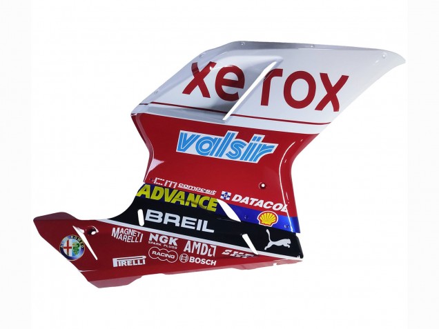 Online Blanco Rojo Negro Brillante Valsir Xerox Carenado Moto Ducati 848/1098/1198 2007-2014