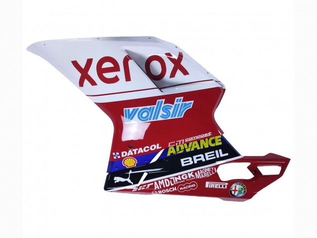 Online Blanco Rojo Negro Brillante Valsir Xerox Carenado Moto Ducati 848/1098/1198 2007-2014