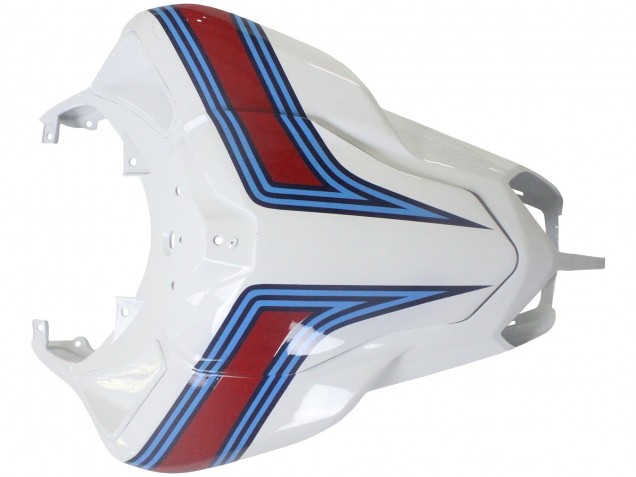 Online Blanco Rojo Azul Negro Brillante Martini Carenado Moto Ducati 1098 2007-2014