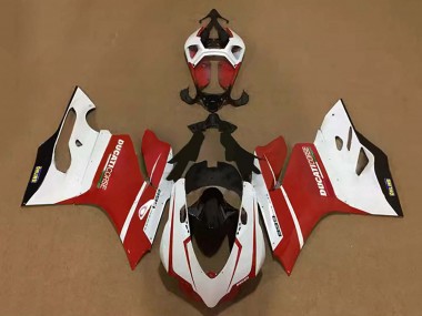 Online Blanco Rojo Negro Carenado Moto Ducati Panigale 899 2011-2014