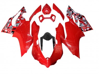 Online Rojo Gris Negro Carenados Moto Ducati Panigale 899/1199 2011-2014