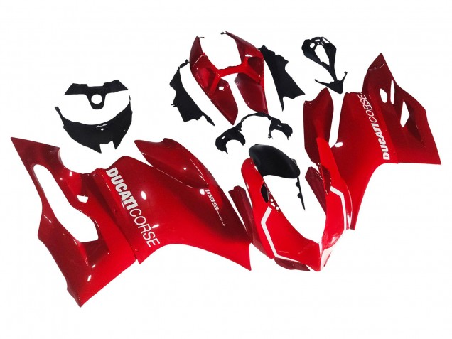 Online Rojo Carenados Moto Ducati 1199 2011-2014