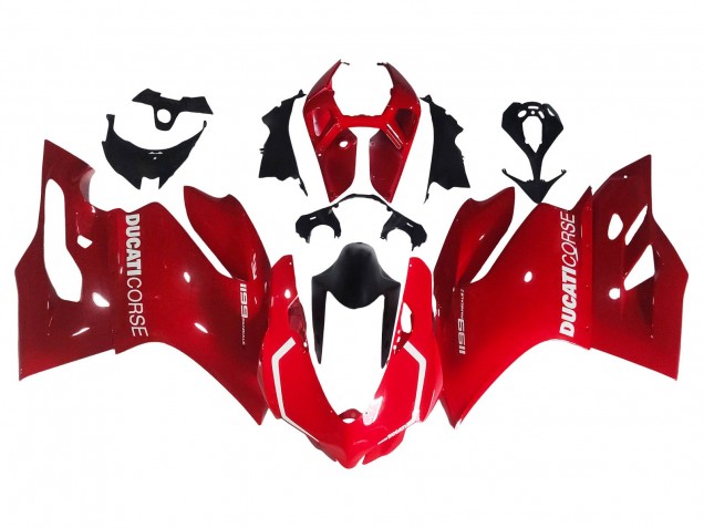 Online Rojo Carenados Moto Ducati 1199 2011-2014