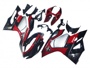 Online Rojo Plata Negro Carenado Moto Ducati 1199 2011-2014