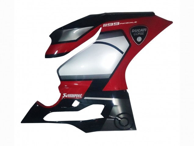 Online Rojo Plata Negro Carenado Moto Ducati 1199 2011-2014