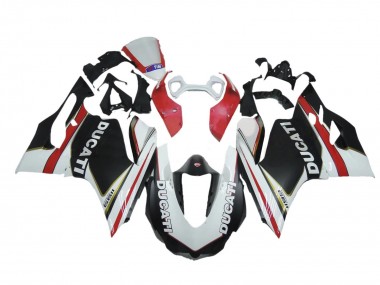 Online Blanco Rojo Negro Carenado Moto Ducati Panigale 1199 2011-2014