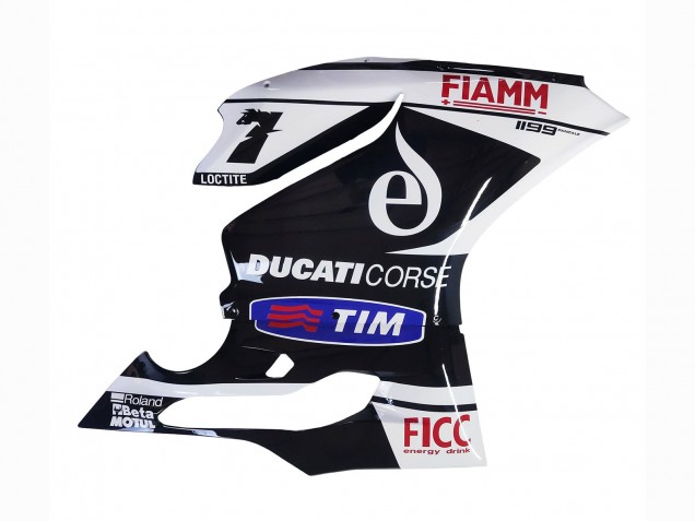 Online Blanco Negro Azul Fiamm Ficc 7 Carenado Moto Ducati Panigale 899/1199 2011-2014