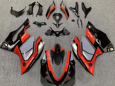 Online Plata Rojo Negro Brillante Carenado Moto Ducati 959 2015-2020