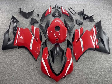 Online Rojo Negro Mate Carenado Moto Ducati 959 2015-2020