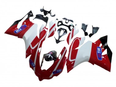 Online Blanco Rojo Negro Brillante Tim Carenado Moto Ducati 959/1299 2015-2020