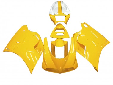 Online Blanco Amarillo Carenado Moto Ducati 748/916/996/998 1993-2005