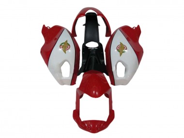 Online Blanco Rojo Carenados Moto Ducati Monster 696 796 1100 1100S 2008-2012