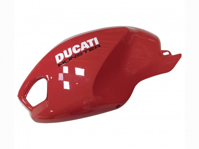 Online Rojo Blanco Carenado Moto Ducati Monster 696 796 1100 1100S 2008-2012