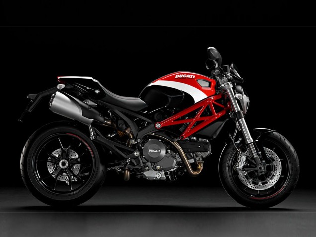 Online Blanco Rojo Carenado Moto Ducati Monster 696 796 1100 1100S 2008-2012