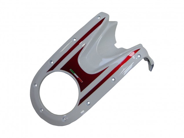 Online Blanco Rojo Negro Brillante Carenado Moto Ducati Monster 696 796 1100 1100S 2008-2012