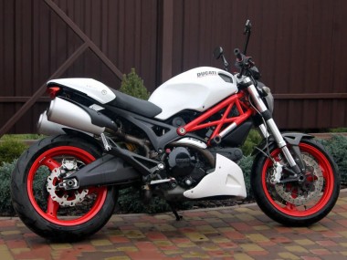 Online Blanco Carenado Moto Ducati Monster 696 796 1100 1100S 2008-2012