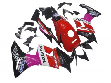 Online Rosa Blanco Rojo Negro Brillante Repsol Michelin Carenado Moto Honda CBR125R 2002-2006