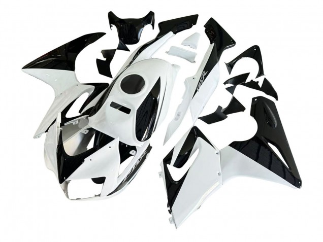 Online Blanco Negro Brillante Carenado Moto Honda CBR125R 2002-2006