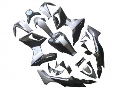 Online Plata Negro Brillante Carenado Moto Honda CBR125R 2002-2006