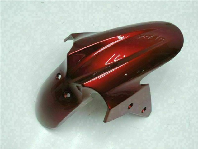 Online Negro Brillante Rojo Granate Carenado Moto Kawasaki EX250 2008-2012