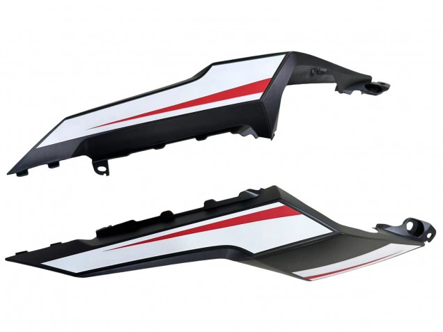 Online Carenados Moto Honda CBR500R 2016-2018 - Blanco Rojo Negro Mate