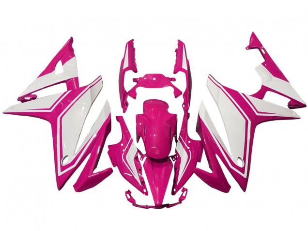 Online Carenados Moto Honda CBR500R 2016-2018 - Rosa Blanco
