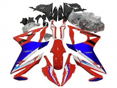 Online Carenados Moto Honda CBR500R 2016-2018 - Blanco Rojo Azul