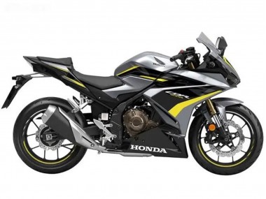 Online Plata Amarillo Negro Brillante Carenado Moto Honda CBR500R 2022-2023