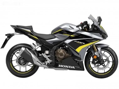 Online Plata Amarillo Negro Brillante Carenado Moto Honda CBR500R 2022-2023