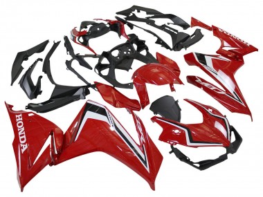 Online Rojo Blanco Negro Carenado Moto Honda CBR500R 2022-2023