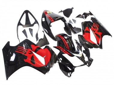 Online Negro Brillante Rojo Carenado Moto Honda VFR 800 2002-2013