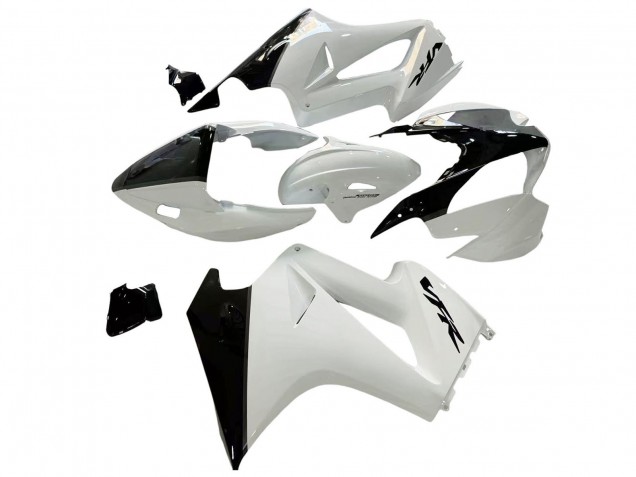 Online Blanco Perla Negro Brillante Calcomanía Carenado Moto Honda VFR 800 2002-2013