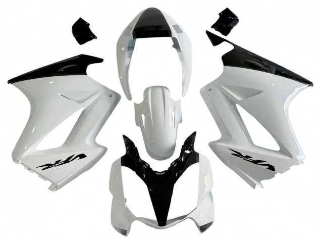 Online Blanco Perla Negro Brillante Calcomanía Carenado Moto Honda VFR 800 2002-2013