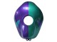 Online Púrpura Verde Carenado Moto Honda VFR 800 2002-2013