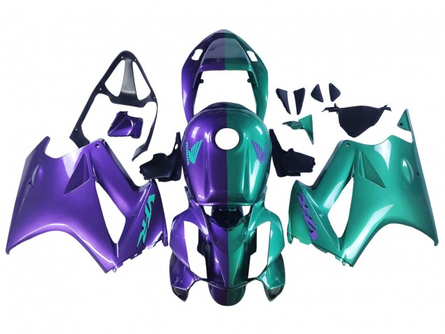 Online Púrpura Verde Carenado Moto Honda VFR 800 2002-2013