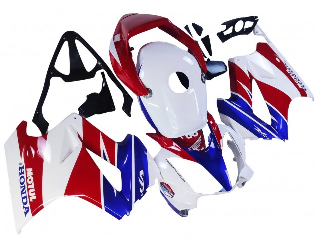 Online Blanco Rojo Azul Motul Carenado Moto Honda VFR 800 2002-2013