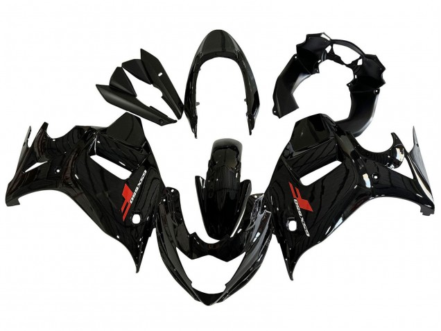 Online Negro Brillante Carenado Moto Suzuki GSX650F 2008-2013