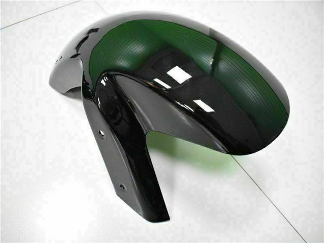 Online Negro Brillante Rojo Llama Carenado Moto Kawasaki EX650 2006-2008