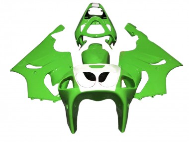 Online Verde Blanco Carenado Moto Kawasaki ZX7R 1996-2003